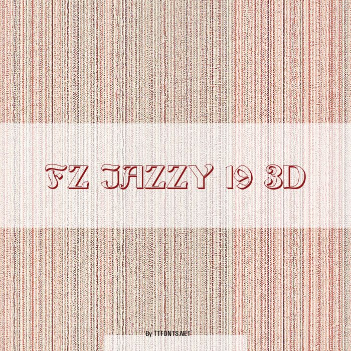 FZ JAZZY 19 3D example